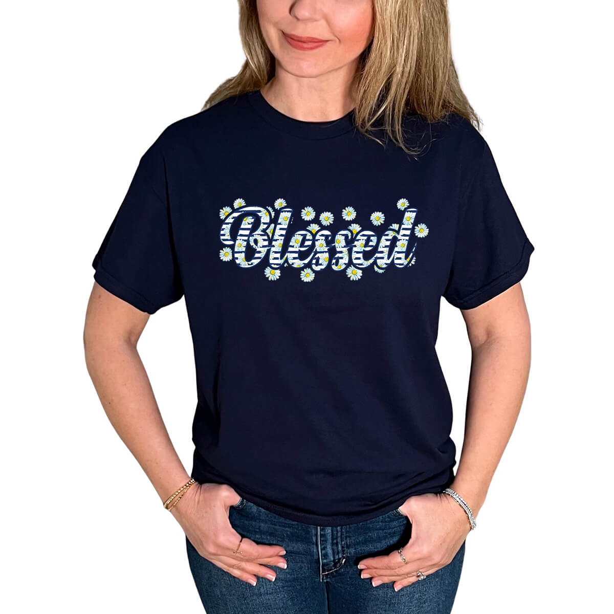 Blessed Nautical Daisy T Shirt