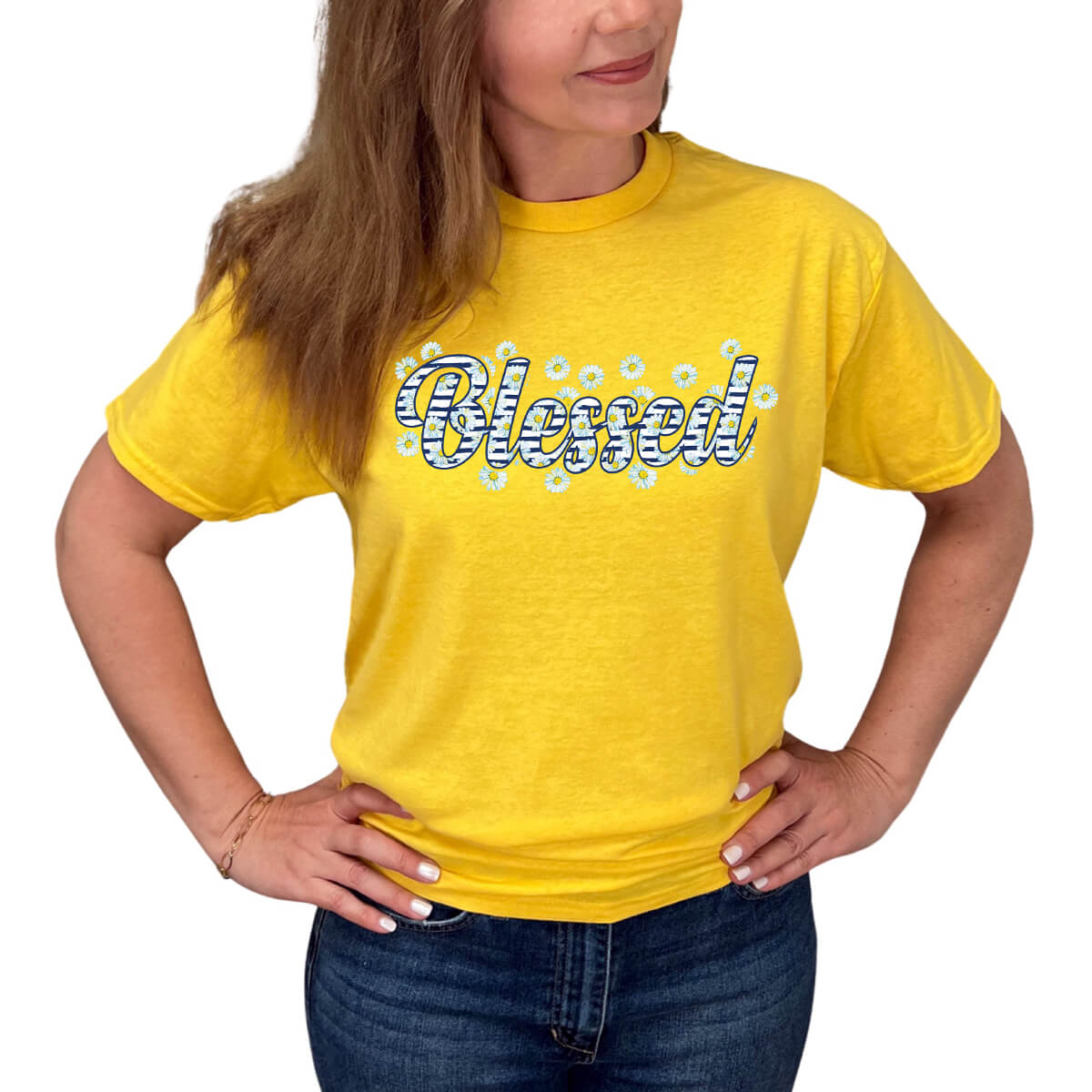 Blessed Nautical Daisy T Shirt