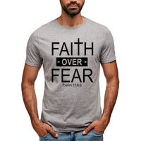 Thumbnail for Faith Over Fear Cross Men's T-Shirt