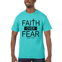 Thumbnail for Faith Over Fear Cross Men's T-Shirt