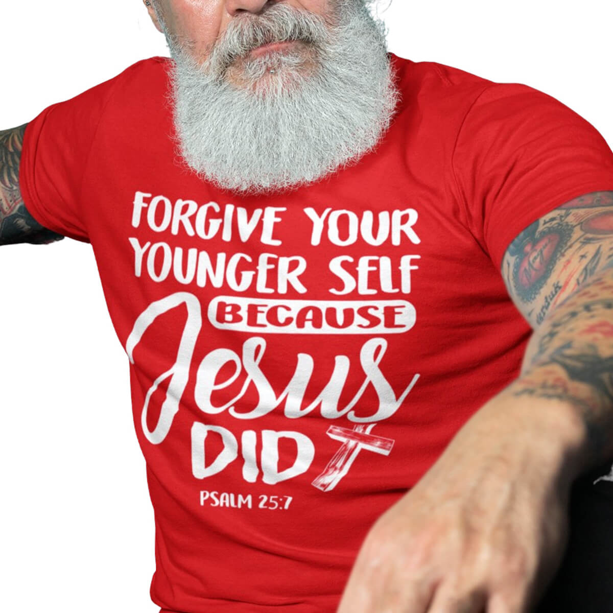 Forgive Your Younger Self Because Jesus Did Men's T-Shirt