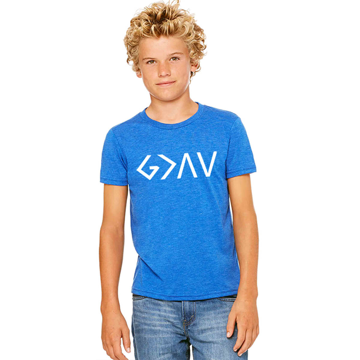 God Is Greater Than The Highs And Lows Youth T Shirt