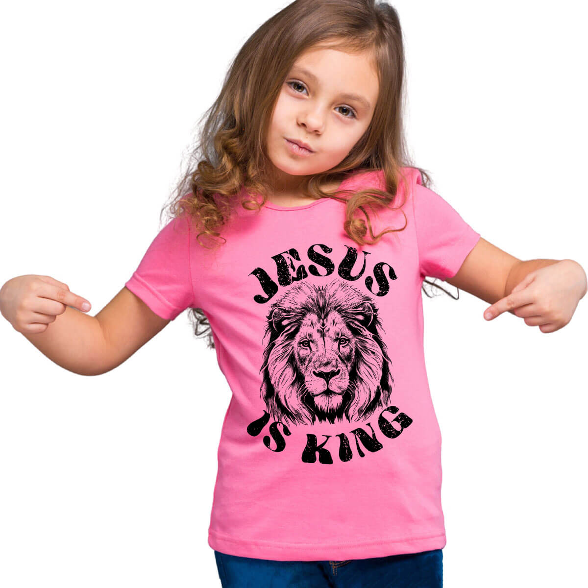 Jesus Is King Lion Toddler T Shirt