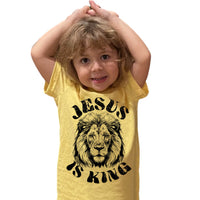 Thumbnail for Jesus Is King Lion Toddler T Shirt