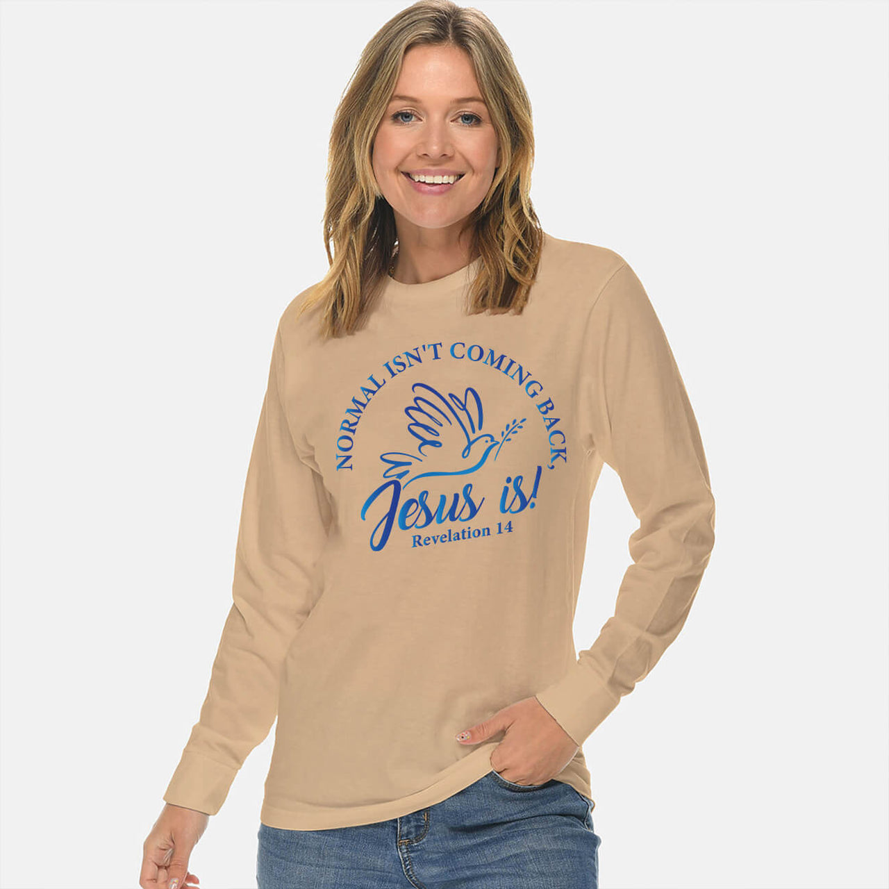 Normal Isn't Coming Back Jesus Is Unisex Long Sleeve T Shirt