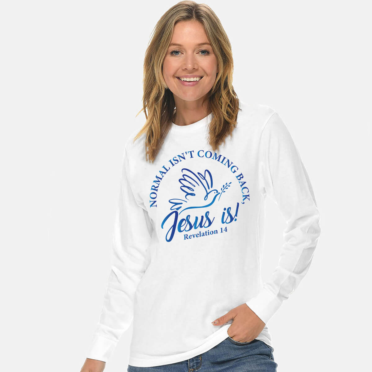 Normal Isn't Coming Back Jesus Is Unisex Long Sleeve T Shirt