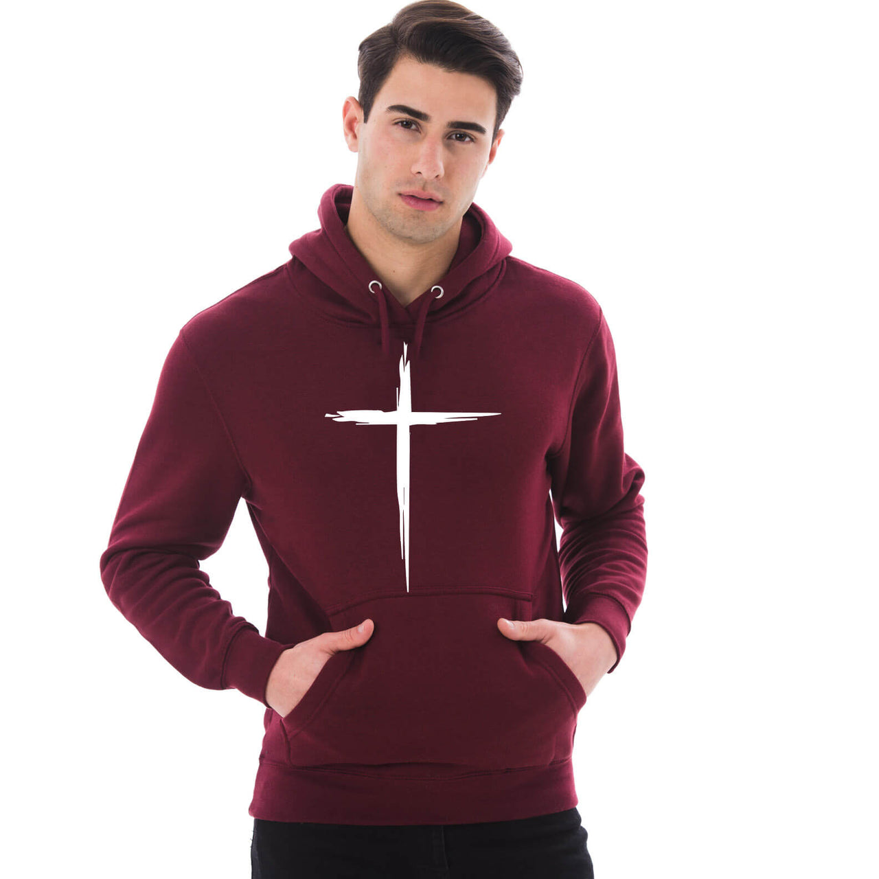 Cross Men's Sweatshirt Hoodie