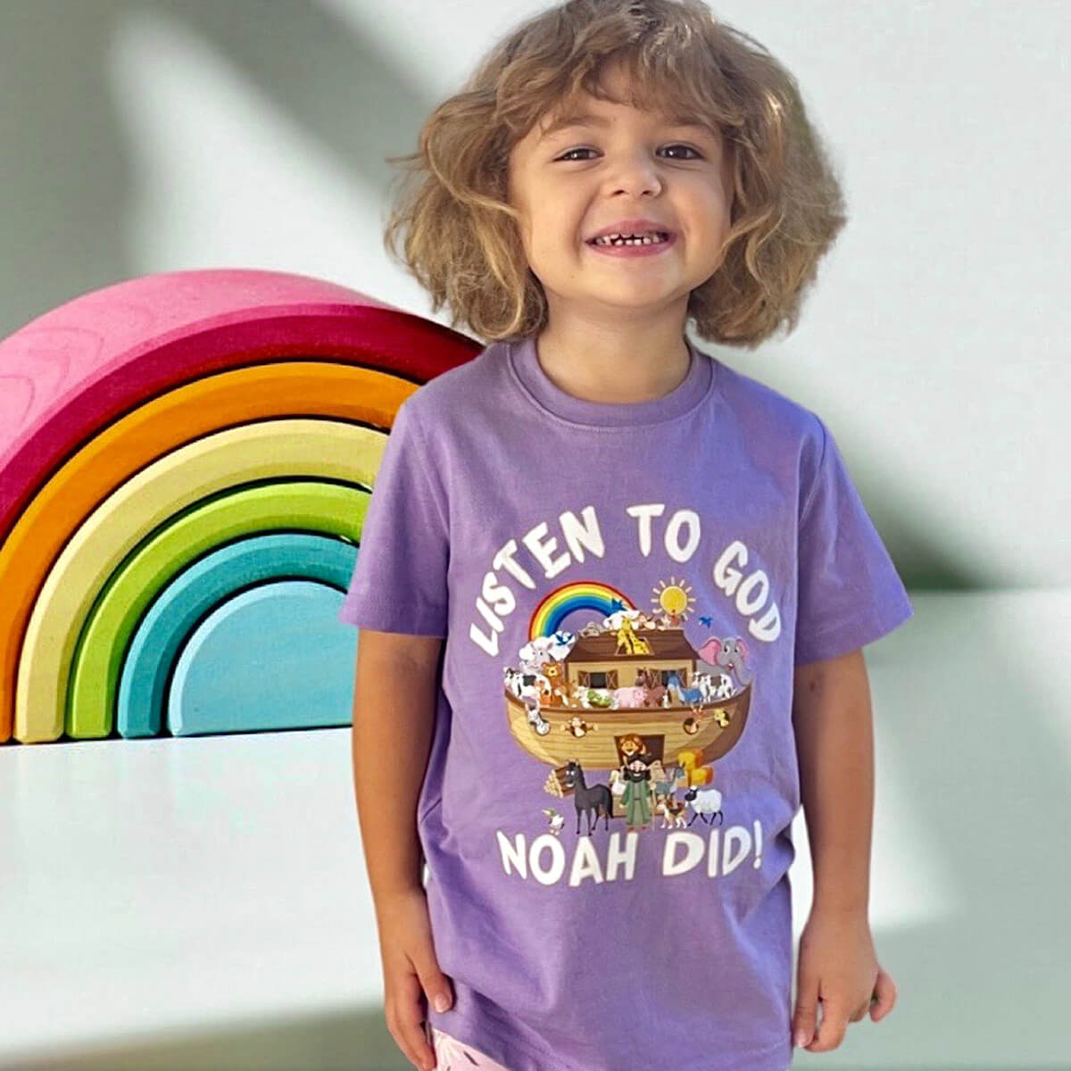 Listen To God Noah Did Toddler T Shirt