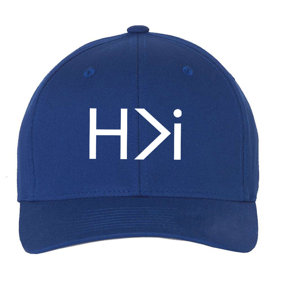 He Is Greater Than I Embroidered Fitted Cap