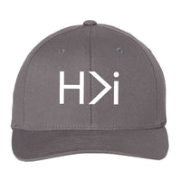 Thumbnail for He Is Greater Than I Embroidered Fitted Cap