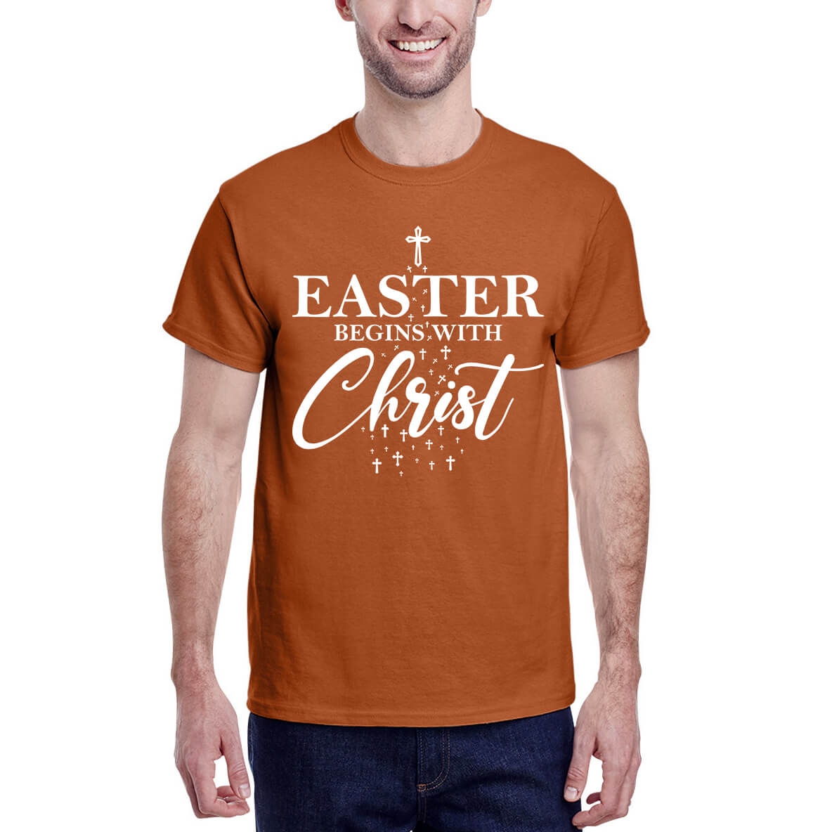 Easter Begins With Christ Men's T-Shirt