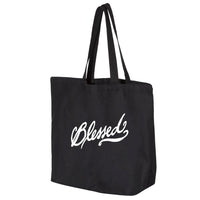 Thumbnail for Blessed Jumbo Tote Canvas Bag
