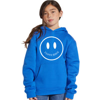 Thumbnail for I Love Jesus Happy Face Youth Sweatshirt Hoodie