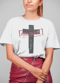 Thumbnail for Paid In Full Cross T-Shirt FINAL SALE ITEM