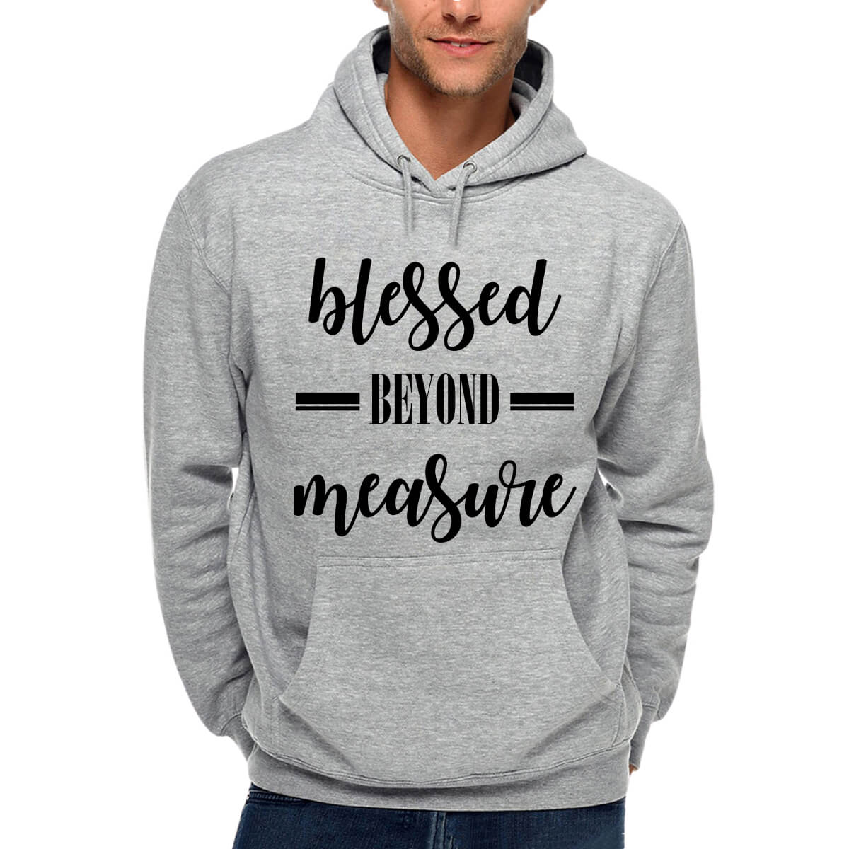 Blessed Beyond Measure Men's Sweatshirt Hoodie