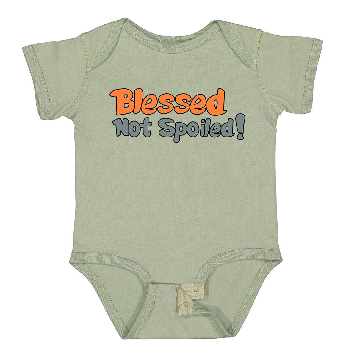 Blessed Not Spoiled Infant Bodysuit Onesie