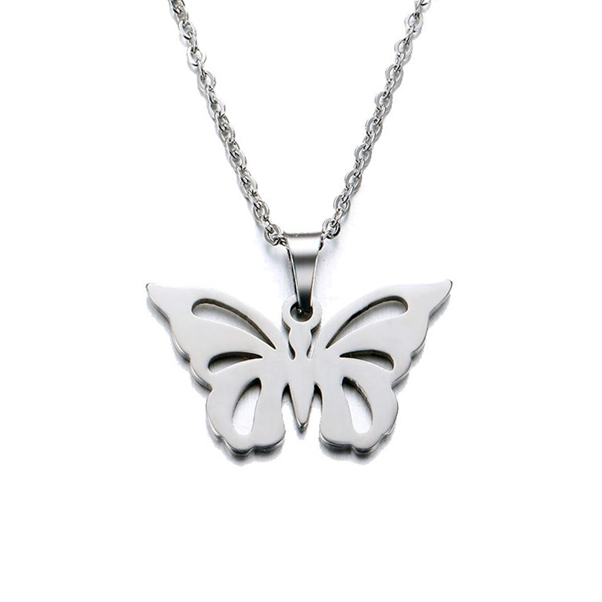 Butterfly Necklace Stainless Steel Jewelry