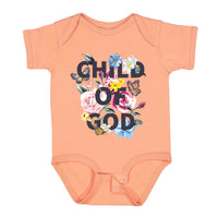 Thumbnail for Child Of God Floral Infant Bodysuit Onesie