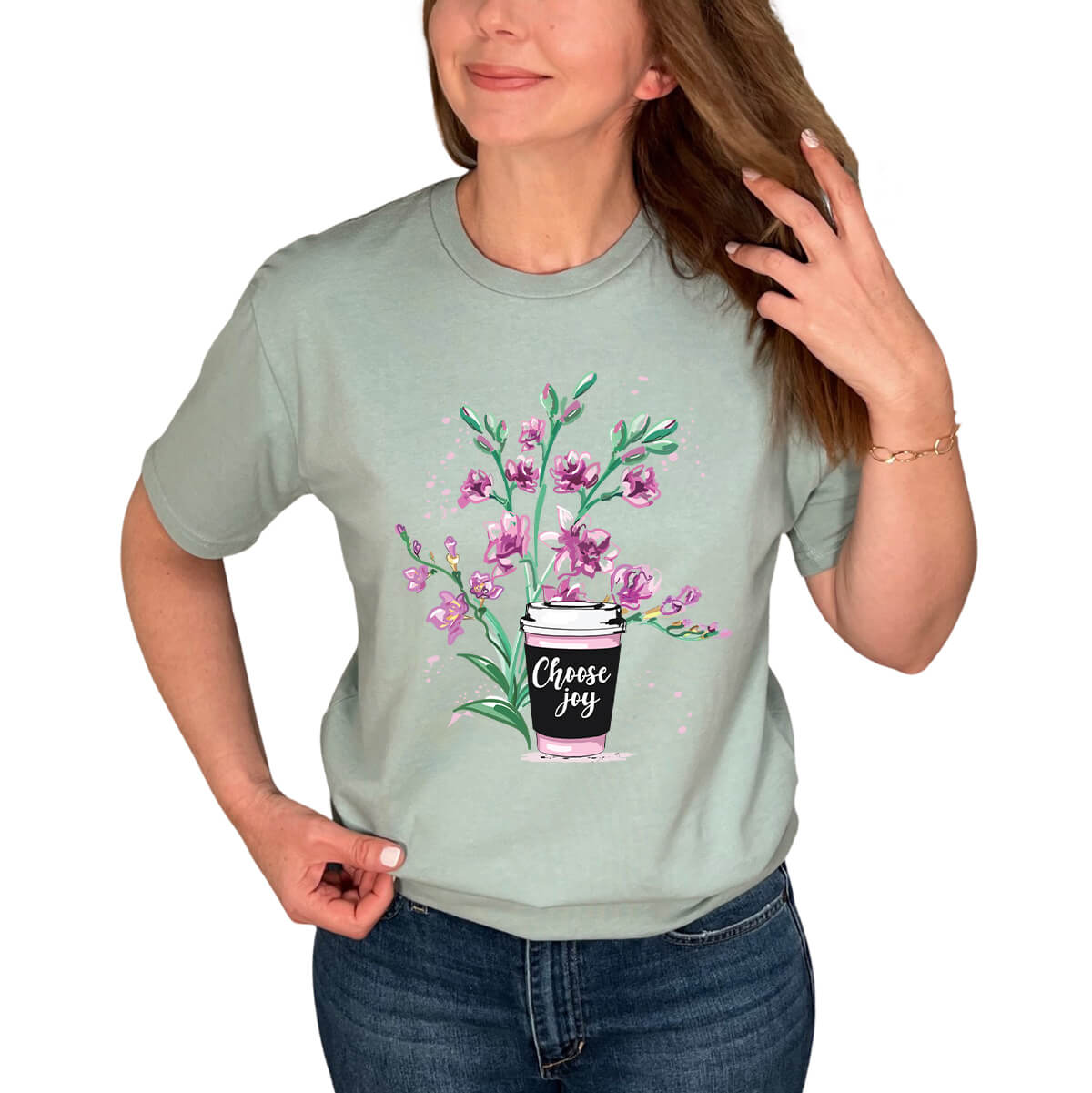 Choose Joy Flower T Shirt