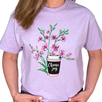 Thumbnail for Choose Joy Flower T Shirt