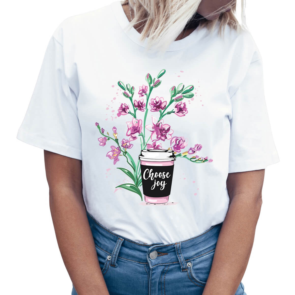 Choose Joy Flower T Shirt