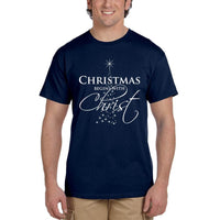 Thumbnail for Christmas Begins With Christ Men's T-Shirt