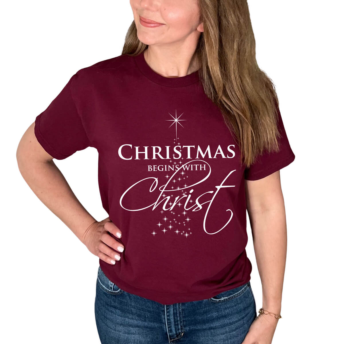 Christmas Begins With Christ T-Shirt