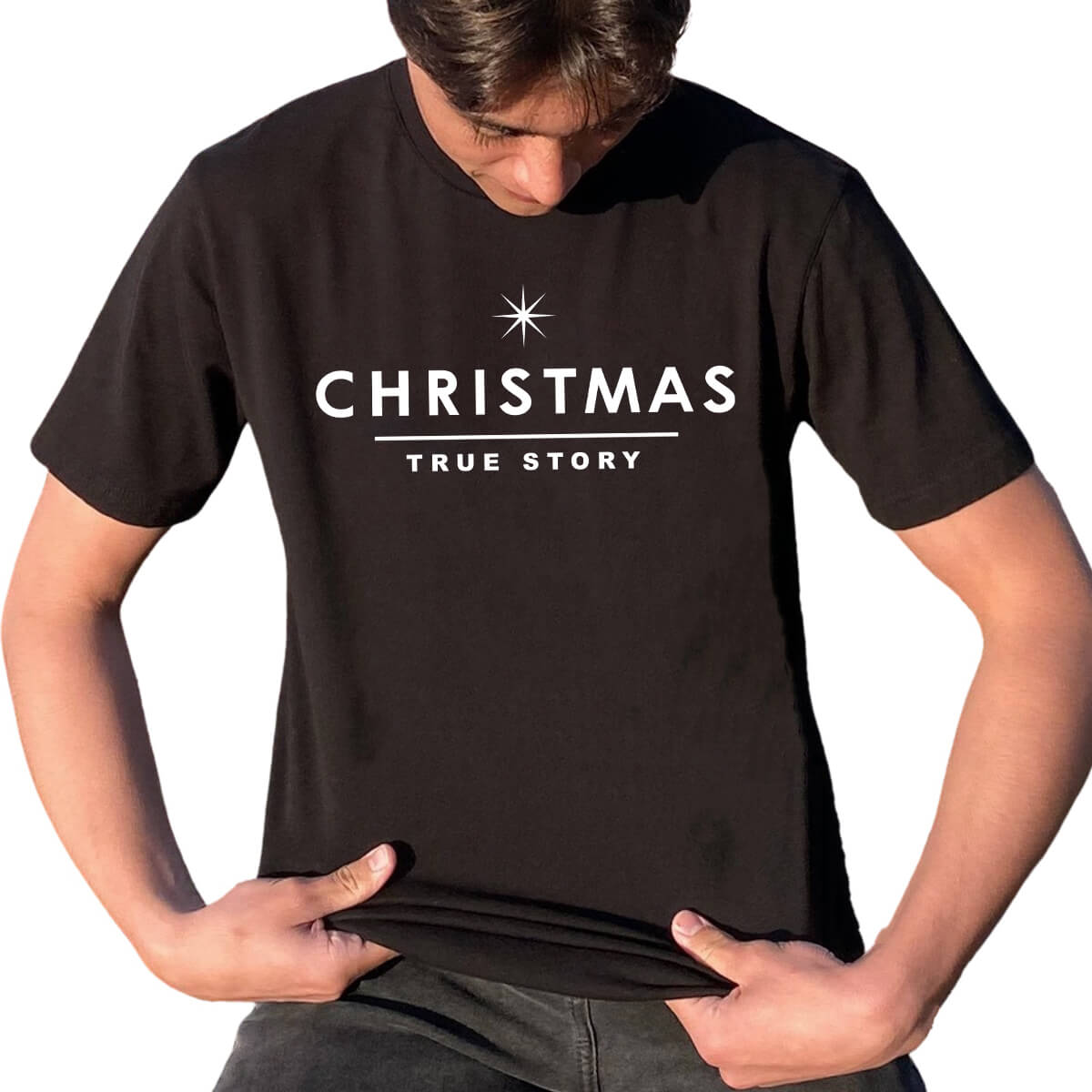 Christmas True Story Men's T-Shirt