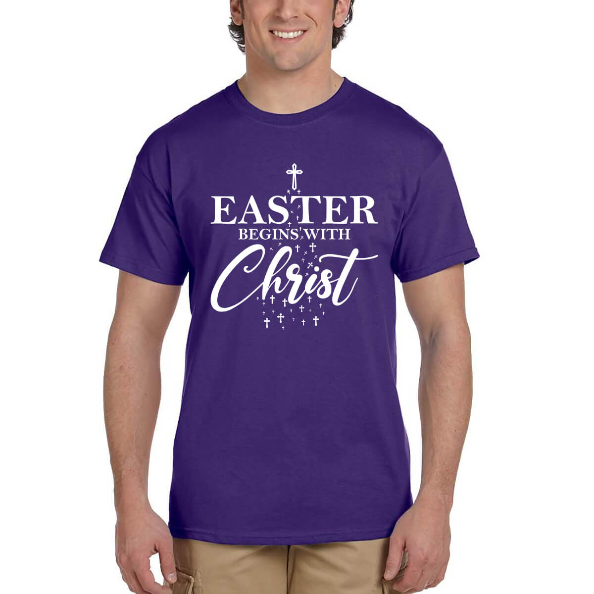 Easter Begins With Christ Men's T-Shirt