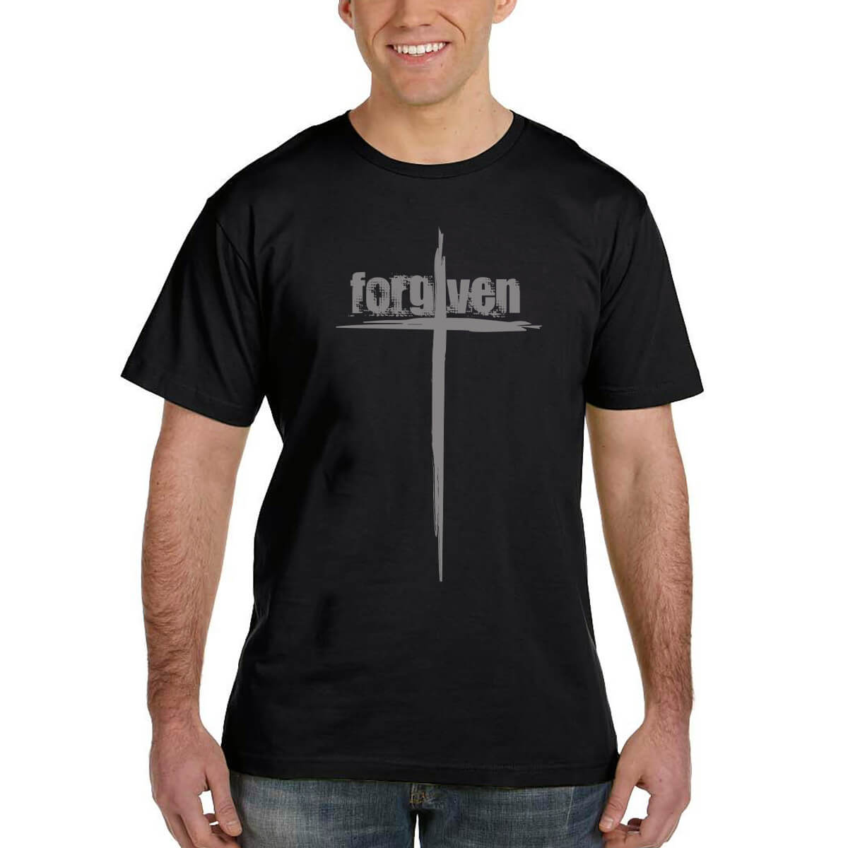 Forgiven Cross Men's T-Shirt