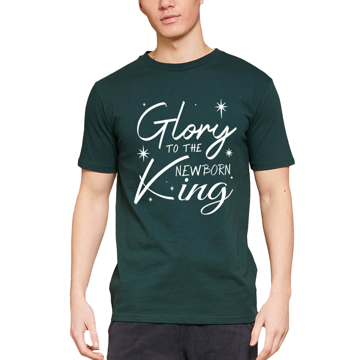 Glory To The Newborn King Men's T-Shirt