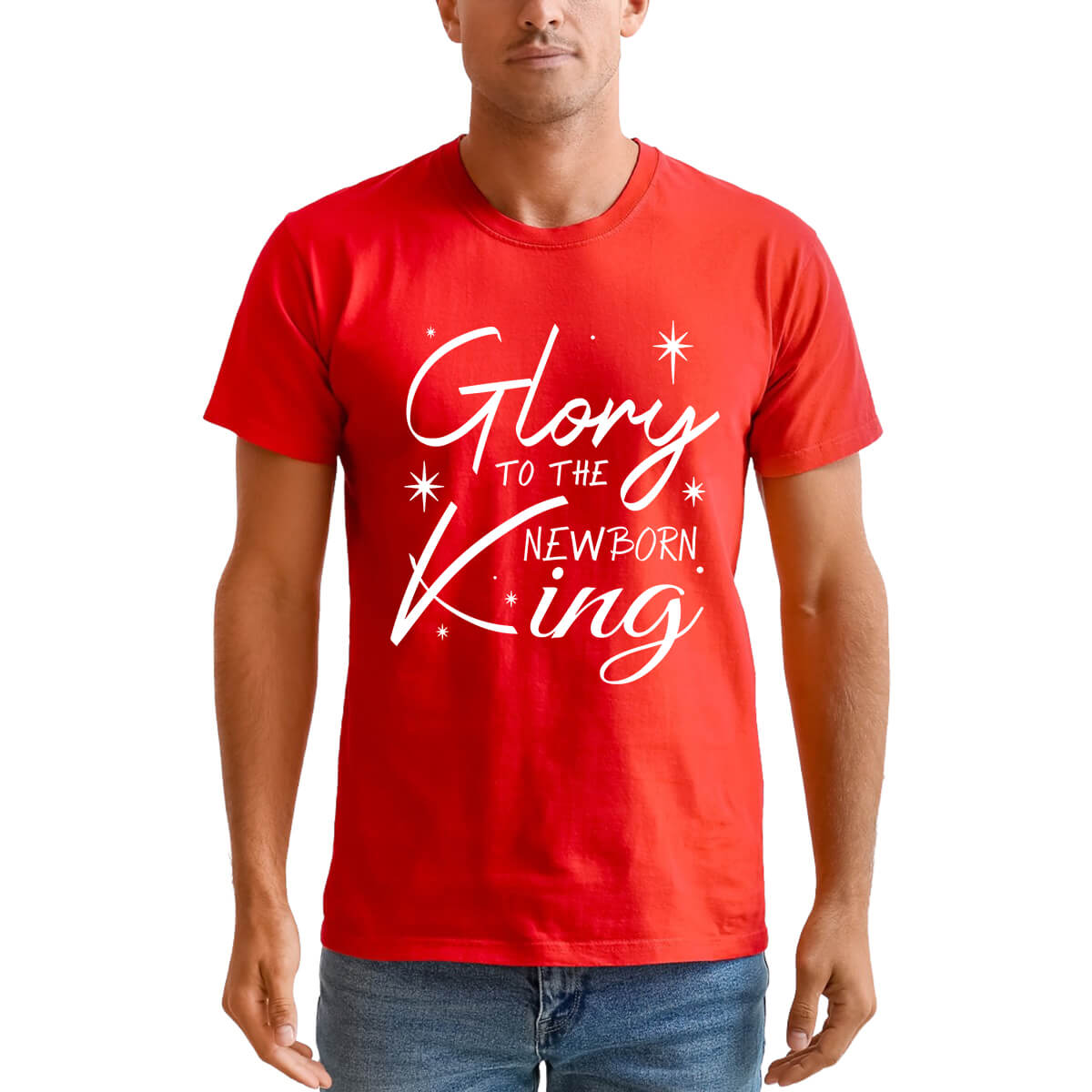 Glory To The Newborn King Men's T-Shirt