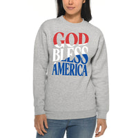 Thumbnail for God Bless America Flag Crewneck Sweatshirt