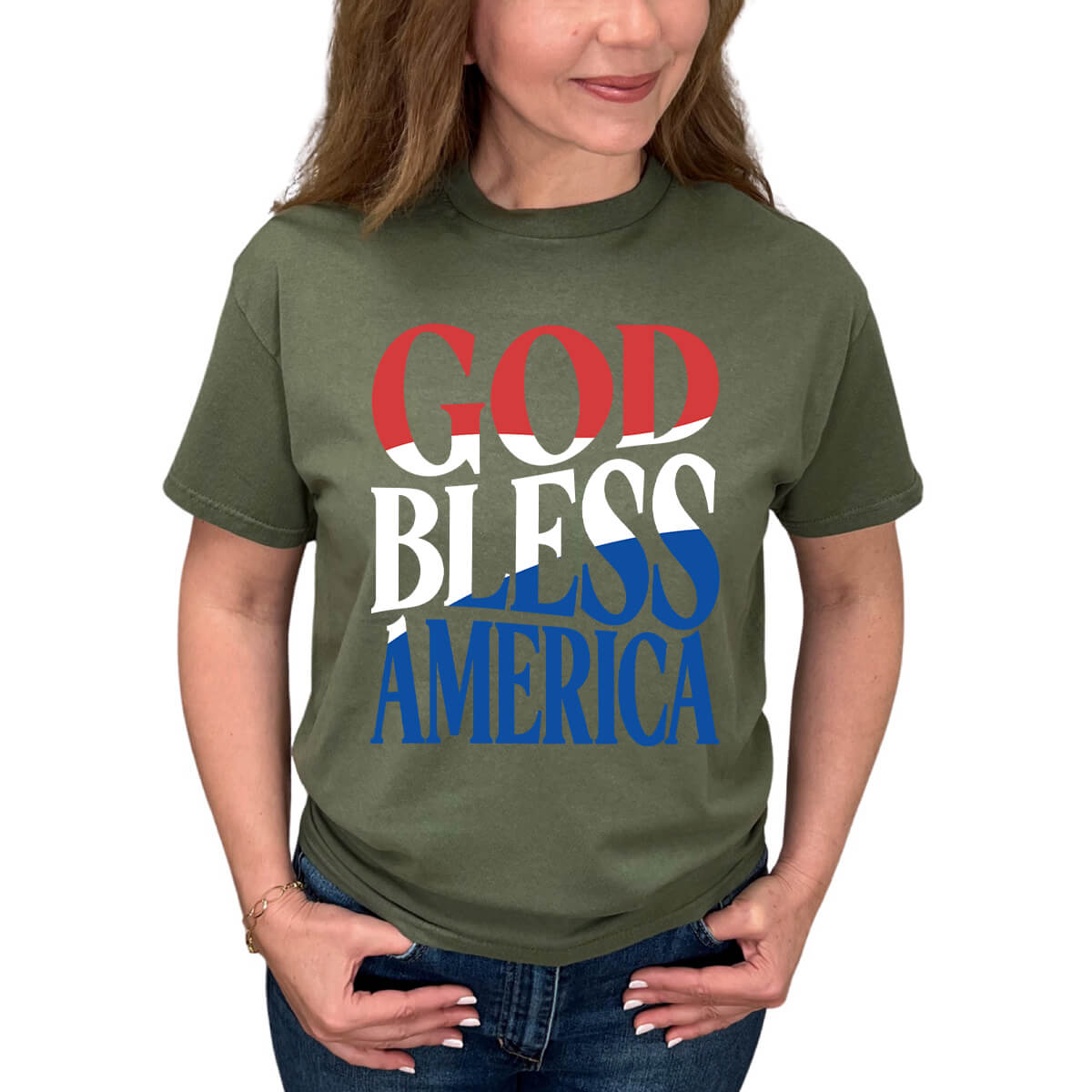 God Bless America Flag T-Shirt