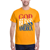 Thumbnail for God Bless America Flag Men's T-Shirt