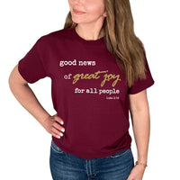 Thumbnail for Good News Of Great Joy For All People T-Shirt