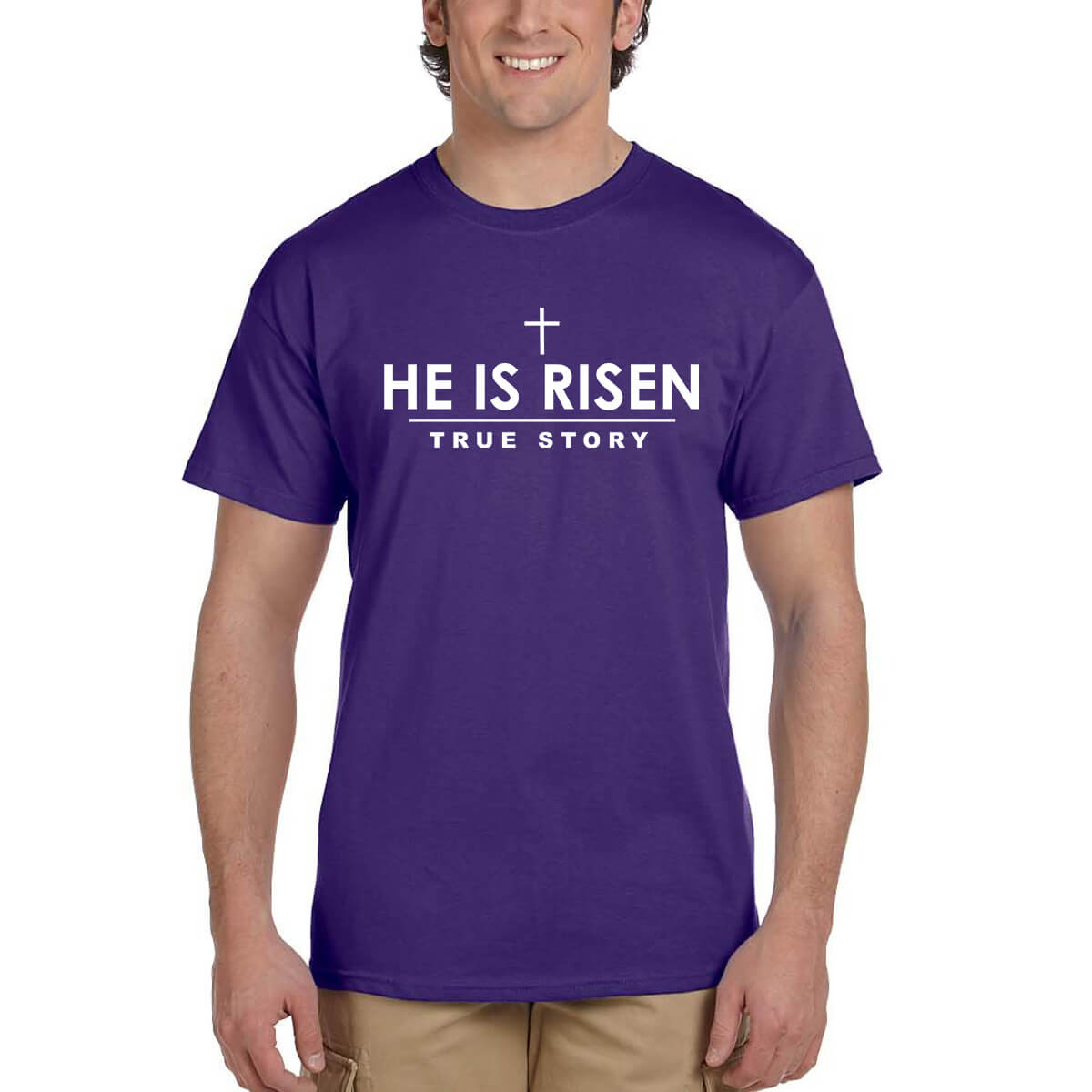 He Is Risen True Story Men's T-Shirt