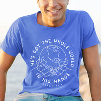 Thumbnail for He's Got The Whole World In His Hands Men's T-Shirt
