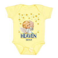 Thumbnail for Heaven Sent Seashell Angel Infant Bodysuit Onesie