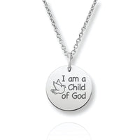 Thumbnail for I Am A Child Of God Stainless Steel Necklace Jewelry