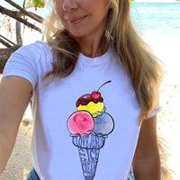 Thumbnail for I Love Jesus And Ice Cream T Shirt