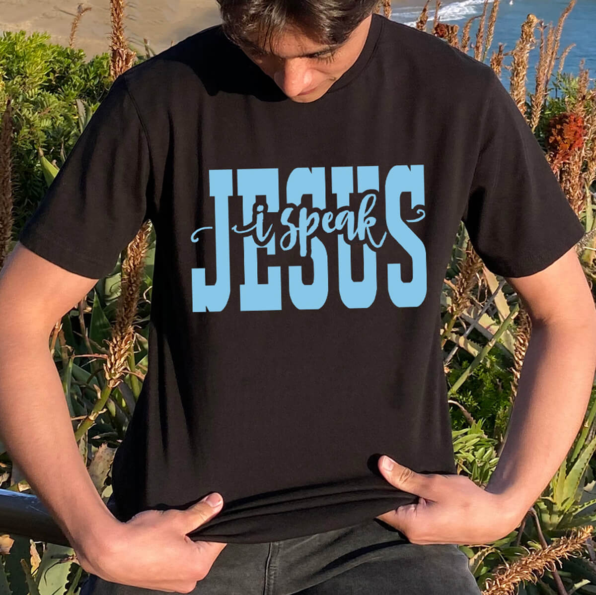 I Speak Jesus Men's T-Shirt
