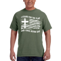 Thumbnail for I Stand For The Flag And I Kneel Before God Men's T-Shirt
