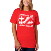 Thumbnail for I Stand For The Flag And I Kneel Before God T-Shirt