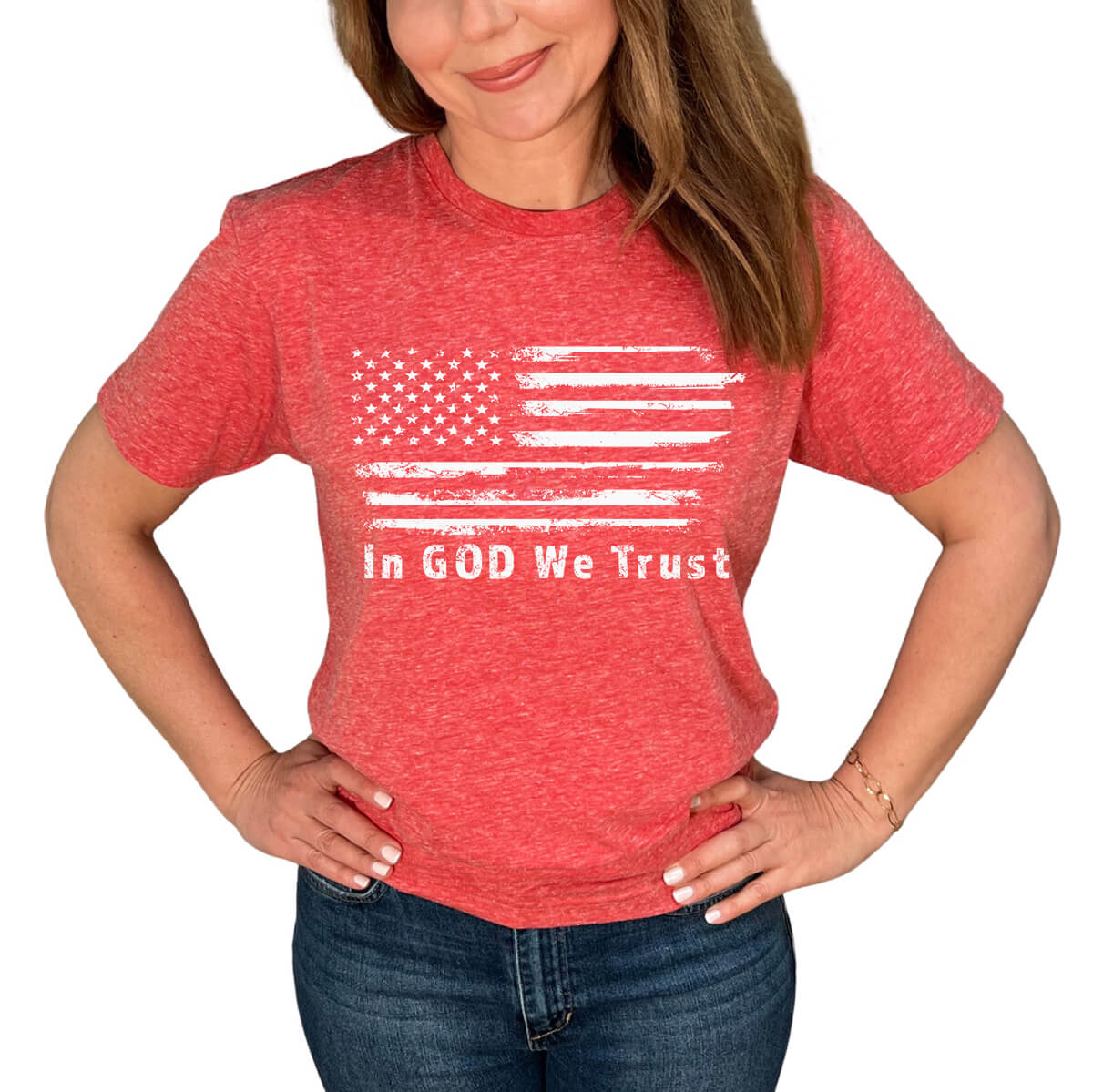In God We Trust Acid Wash T-Shirt