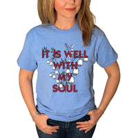 Thumbnail for It Is Well With My Soul Flower T-Shirt