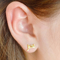 Thumbnail for Jesus Stud Earrings Stainless Steel Jewelry