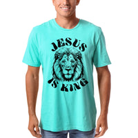 Thumbnail for Jesus Is King Lion Men's T-Shirt