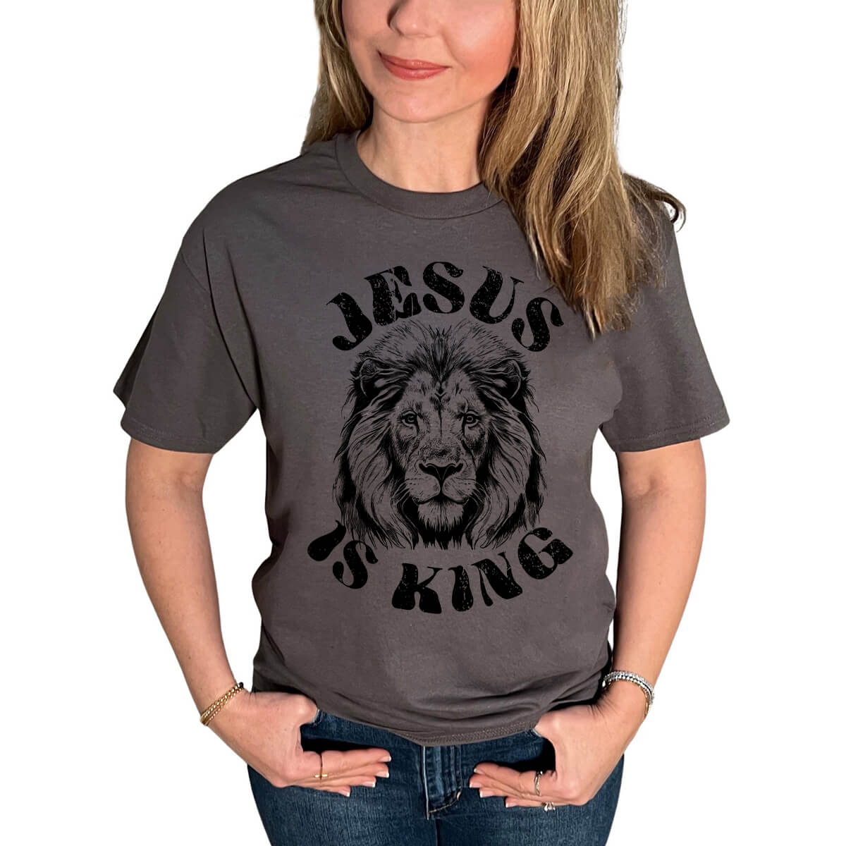 Jesus Is King Lion T-Shirt