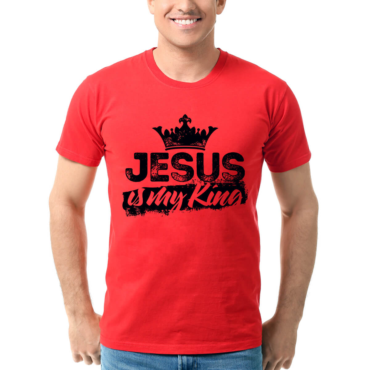 Jesus Is My King Men's T-Shirt